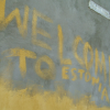While this wall is being painted yellow.