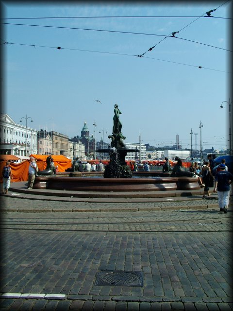 The market near the harbour