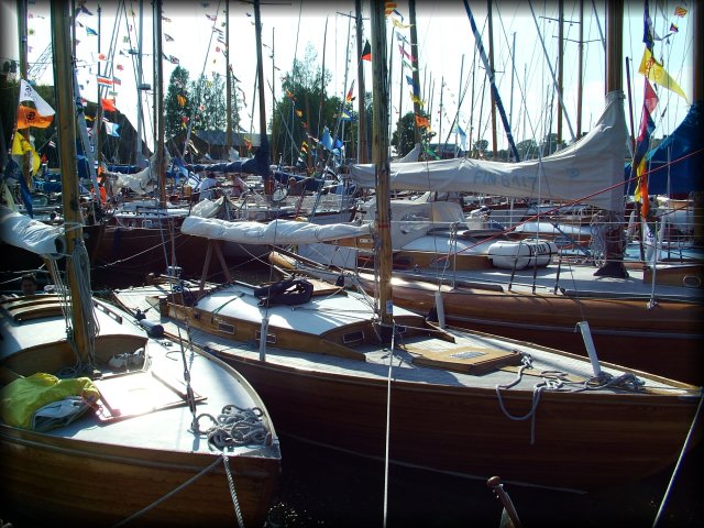 Crowded harbour