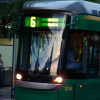 A tram headed to Arabia
