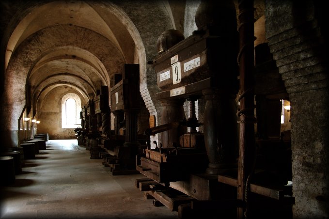 The wine cellar of Eberbach Abbey, Eltville am Rhein, Germany