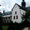 The abbey of Eberbach in Eltville am Rhein. This is the monastery in which the interior scenes of the movie The Name of the Rose were filmed, during the winter of 1985/86.