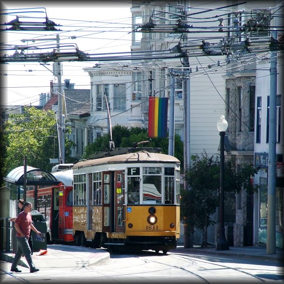 Street car in Castro.