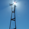 Today the Sutro Tower is not enshrouded in the familiar fog. 