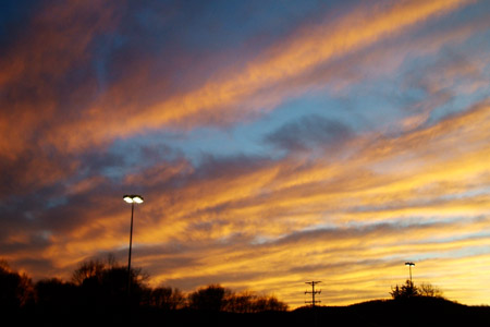 Mansfield, PA sunset