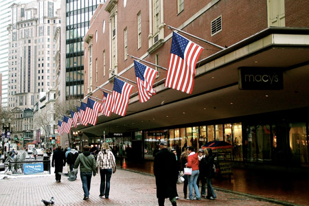 US flags