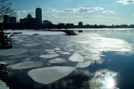 Frozen river