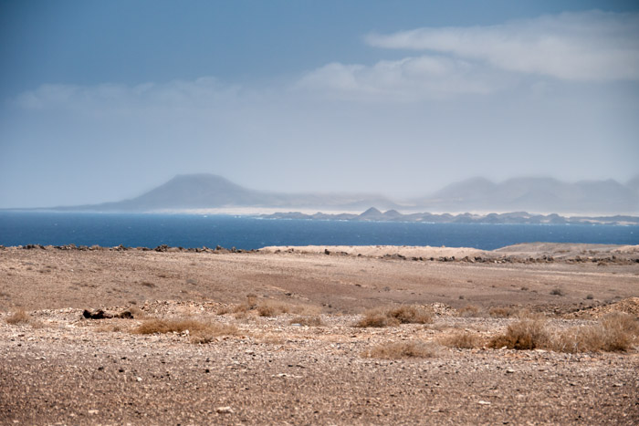 Fuerteventura in the haze