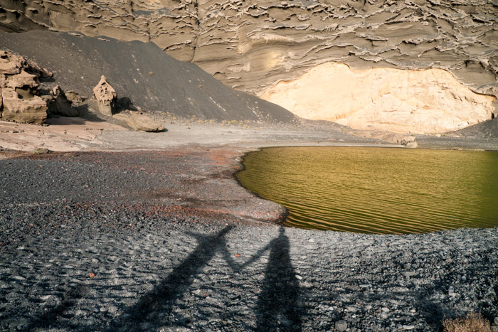 Long shadows at Lago Verde