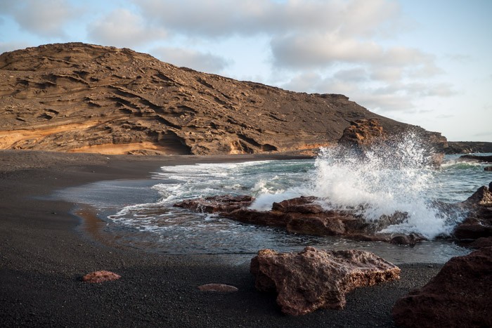 Wave crashing
