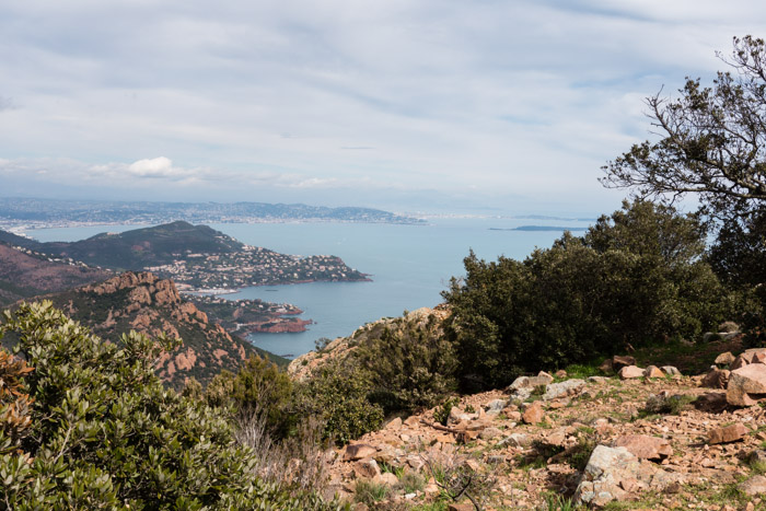 Bay of Cannes panorama