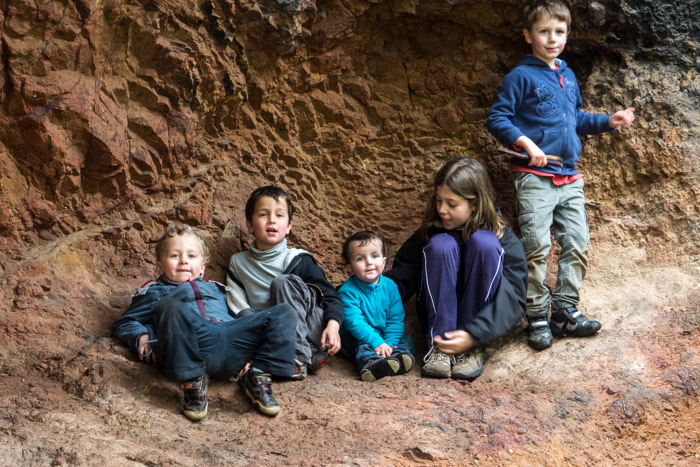 Kids posing