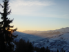 Coucher de soleil, Les Arcs, Jan 2002