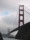 Golden Gate Bridge, SFO, Oct. 2003