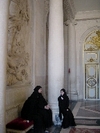 Draped women in Versailles, 2001